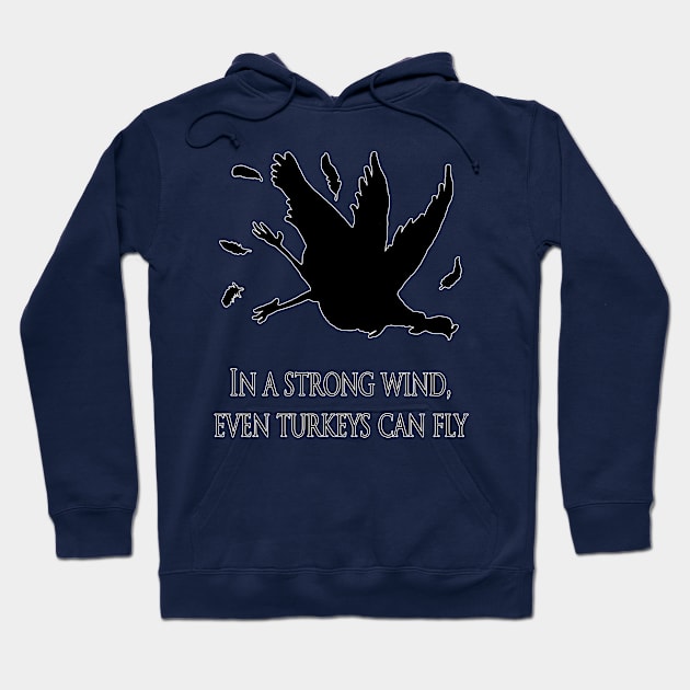 turkeys fly Hoodie by toastercide